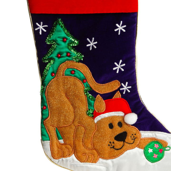 Personalised Cat Christmas Stocking - Cat detail
