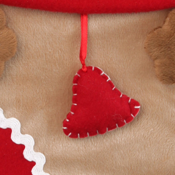 Personalised Fun Dog Christmas Stocking - Detail