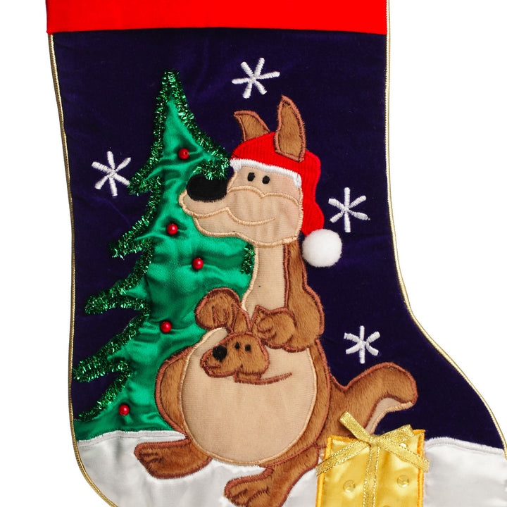 Personalised Kangaroo Christmas Stocking - Kangaroo details