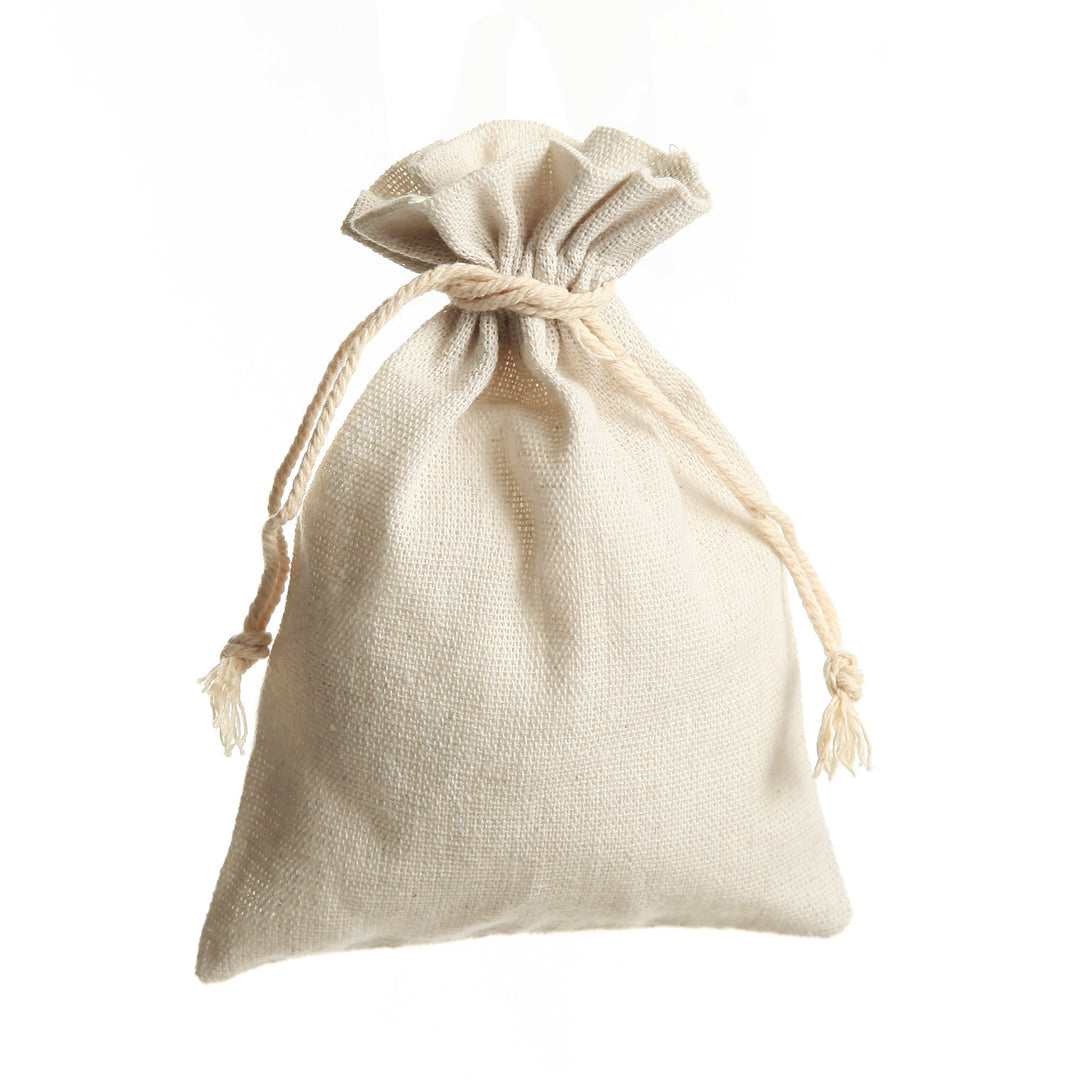 Personalised Natural Calico Wedding Favour Bag Bomboniere