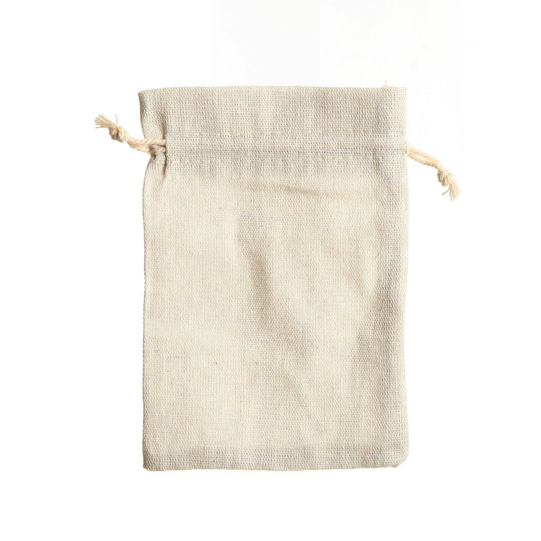 Personalised Natural Calico Wedding Favour Bag Bomboniere
