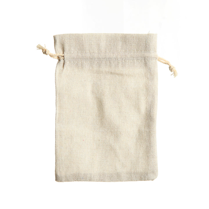 Personalised Natural Calico Wedding Favour Bag Bomboniere