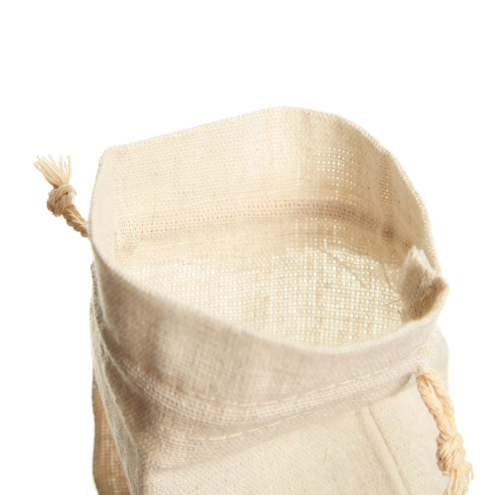 Personalised Natural Calico Wedding Favour Bag Bomboniere