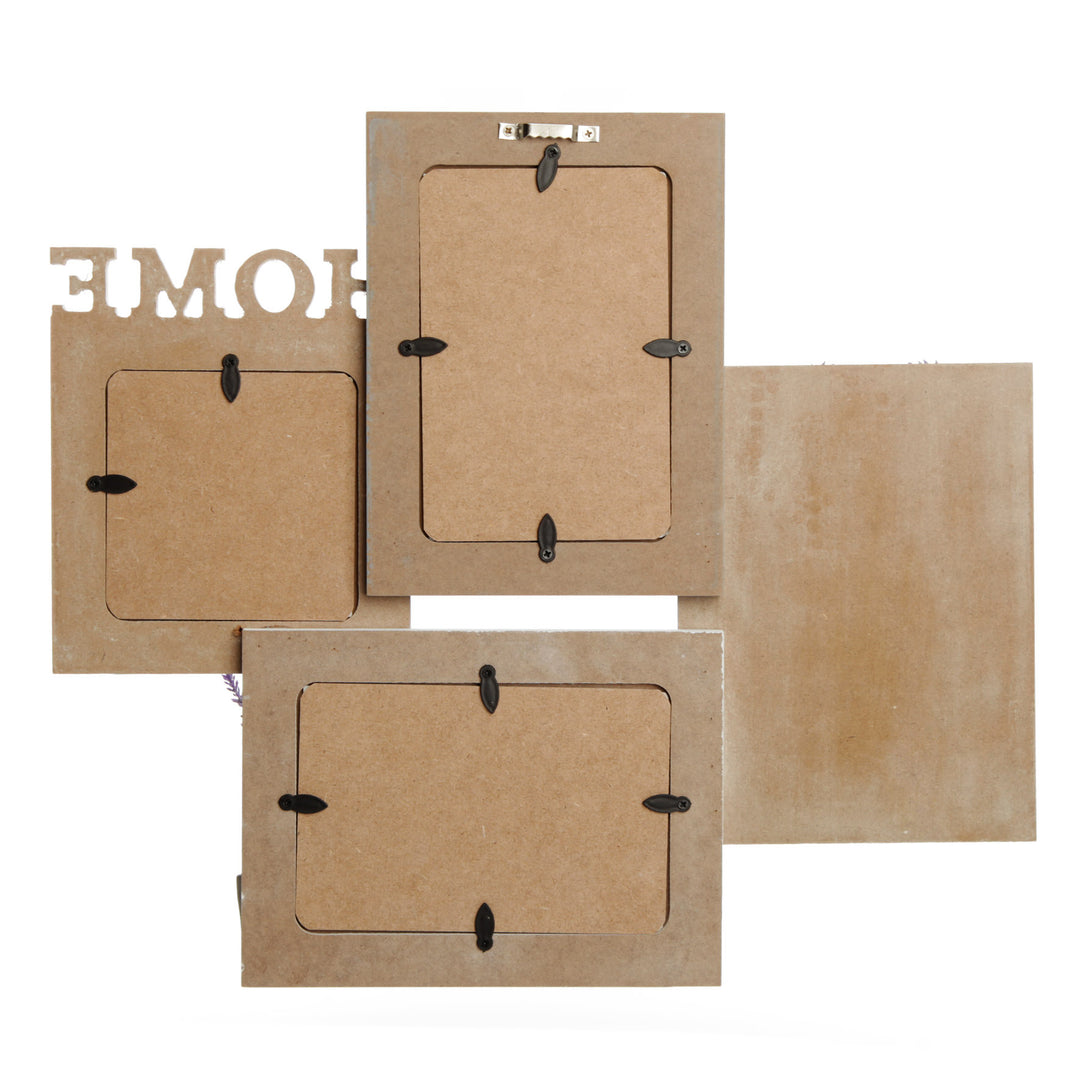 Personalised Mothers Day Timber Wall Gallery Photo Frame Back
