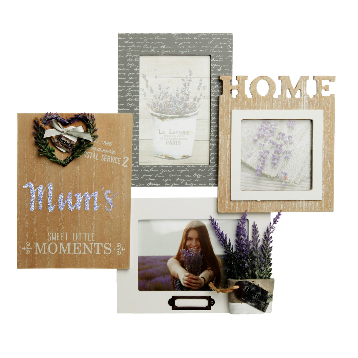 Personalised Mothers Day Timber Wall Gallery Photo Frame
