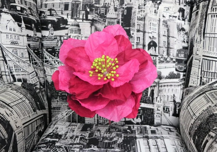 Magenta Paper Cherry Blossom Large