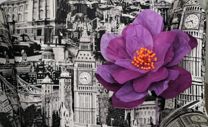 Mauve Paper Cherry Blossom Large