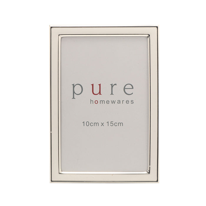 Photo Frame - Cream and Silver 15cm x 10cm