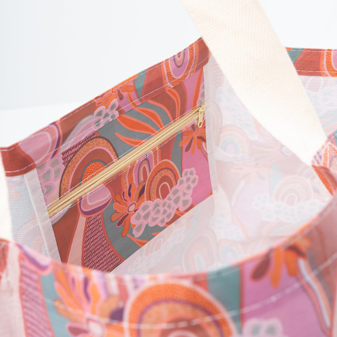 Picnic Abstract Beach Bag