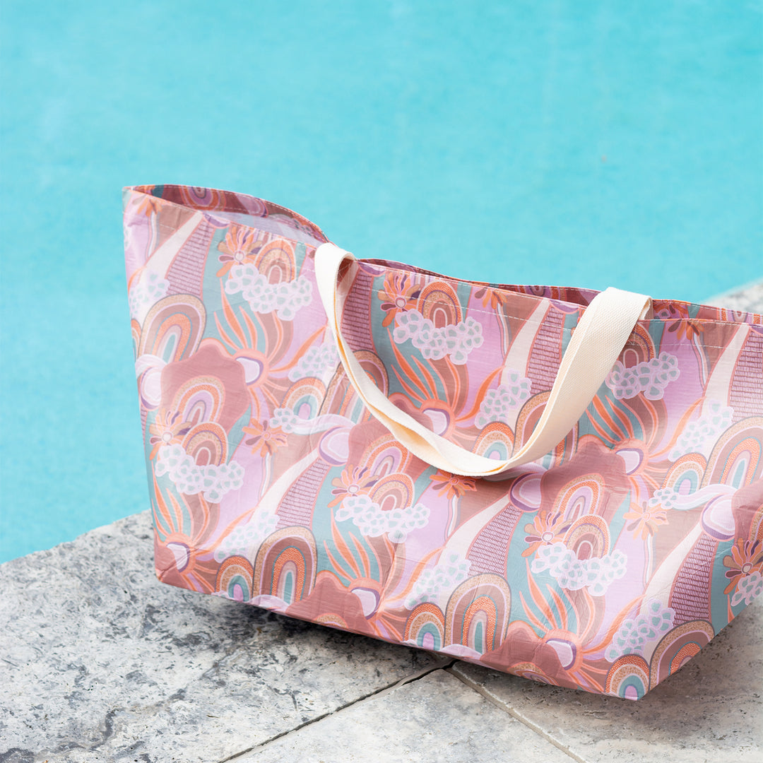 Picnic Abstract Beach Bag
