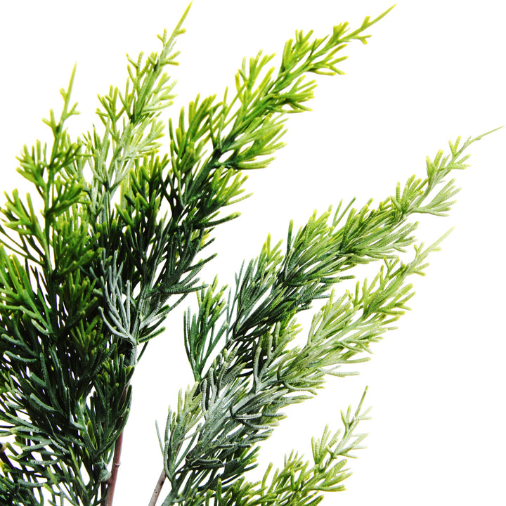 White Dashed Spruce Christmas Spray