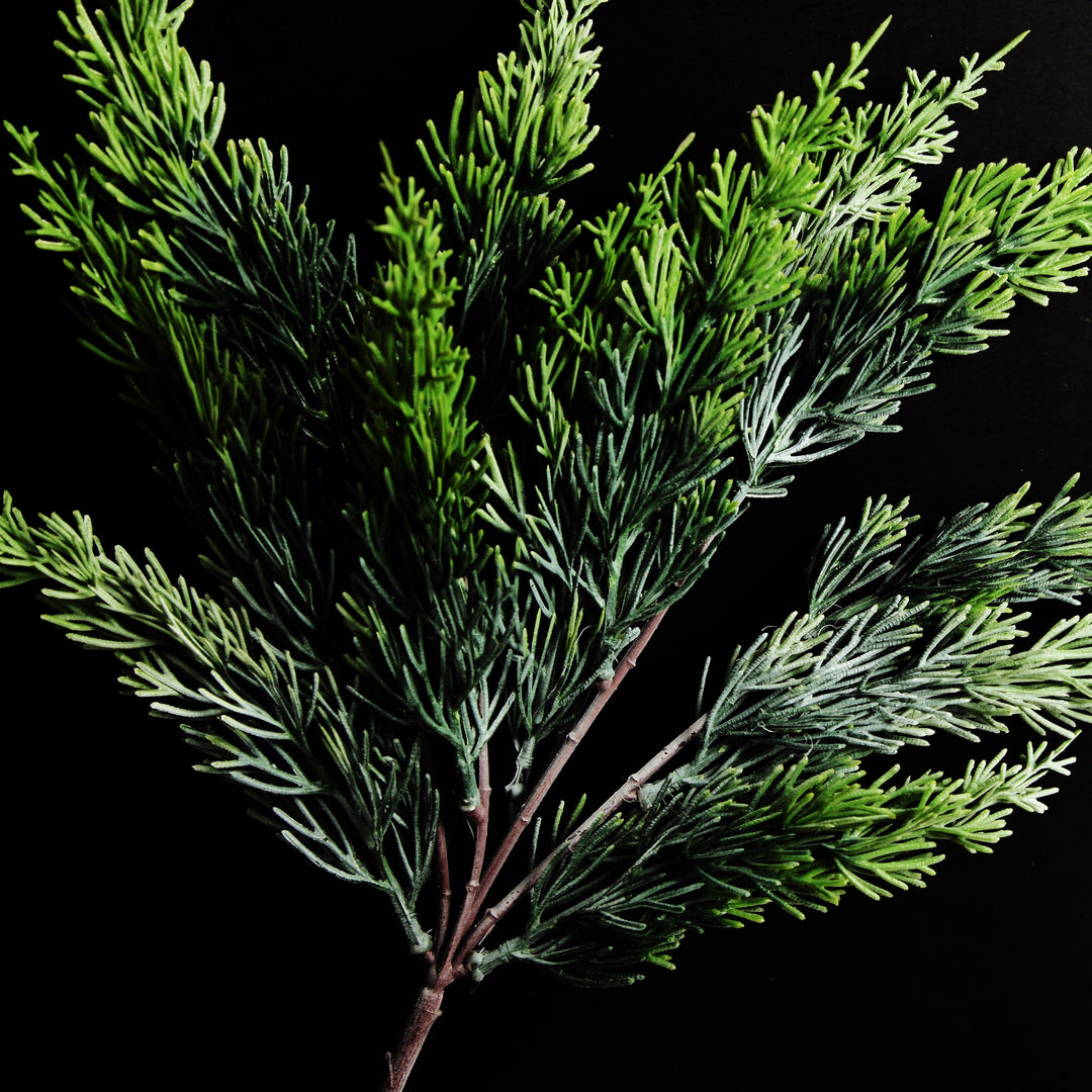 White Dashed Spruce Christmas Spray