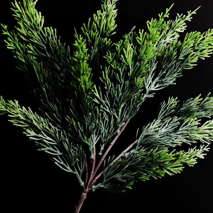 White Dashed Spruce Christmas Spray