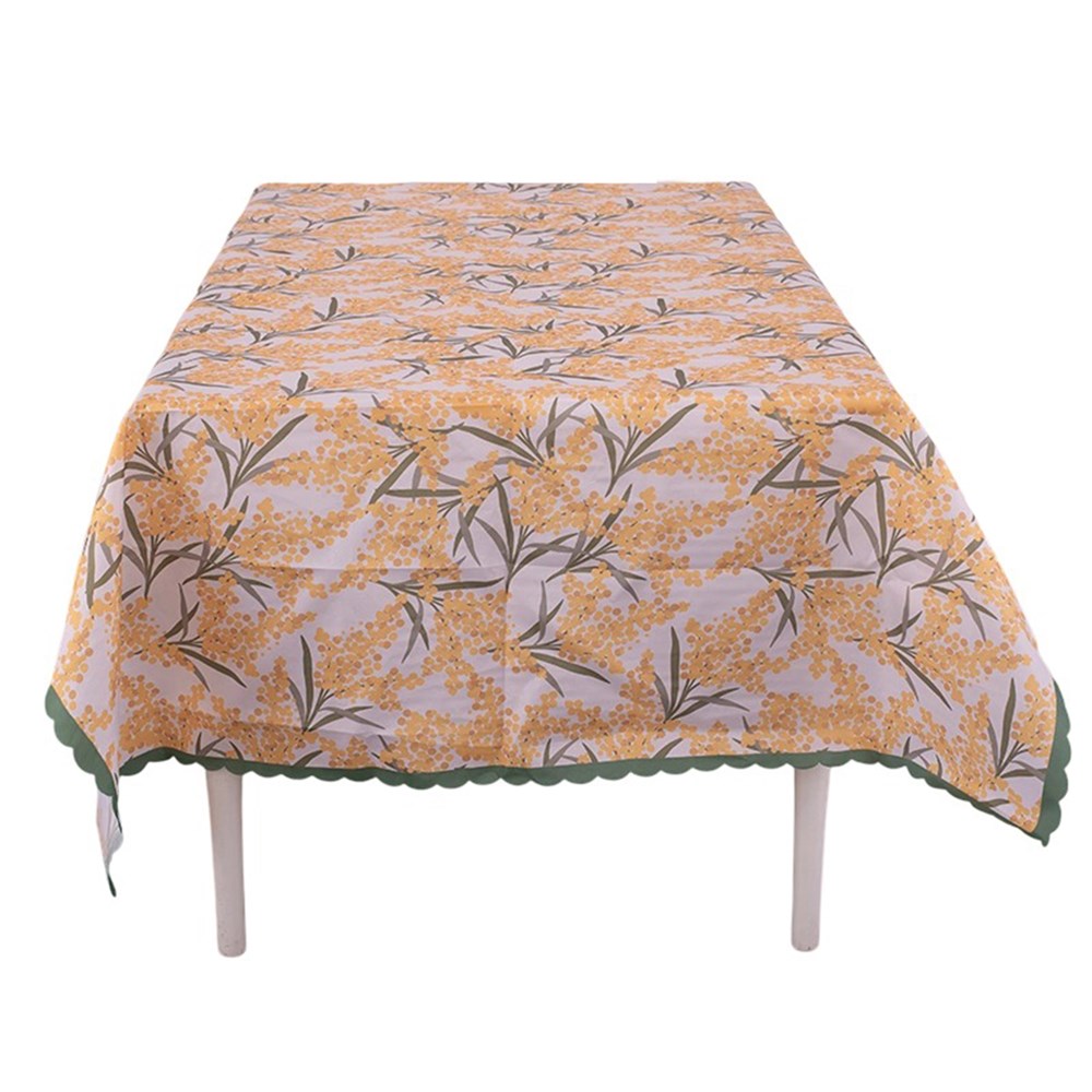 Pink Australian Christmas Wattle Table Cloth - 150x220cm
