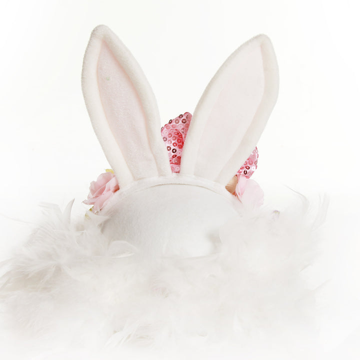 Personalised Pink Bow Easter Hat