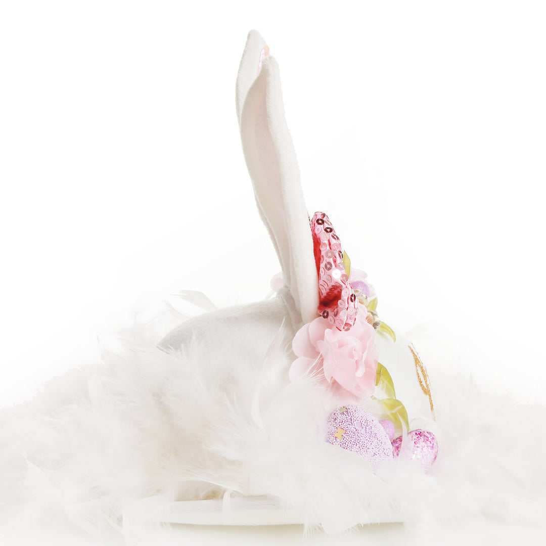 Personalised Pink Bow Easter Hat
