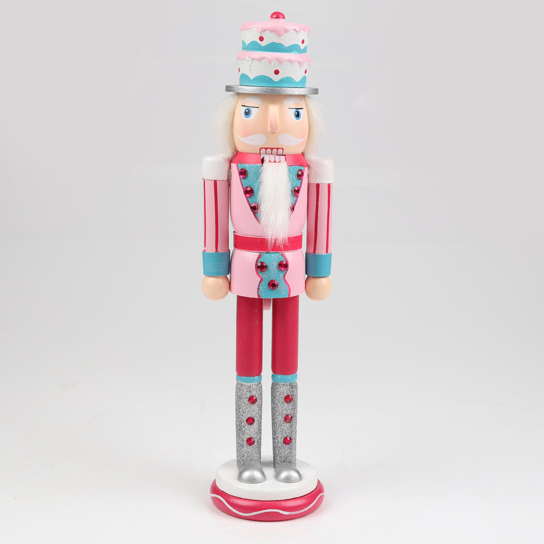 Pink Cake Hat Nutcracker 38cm