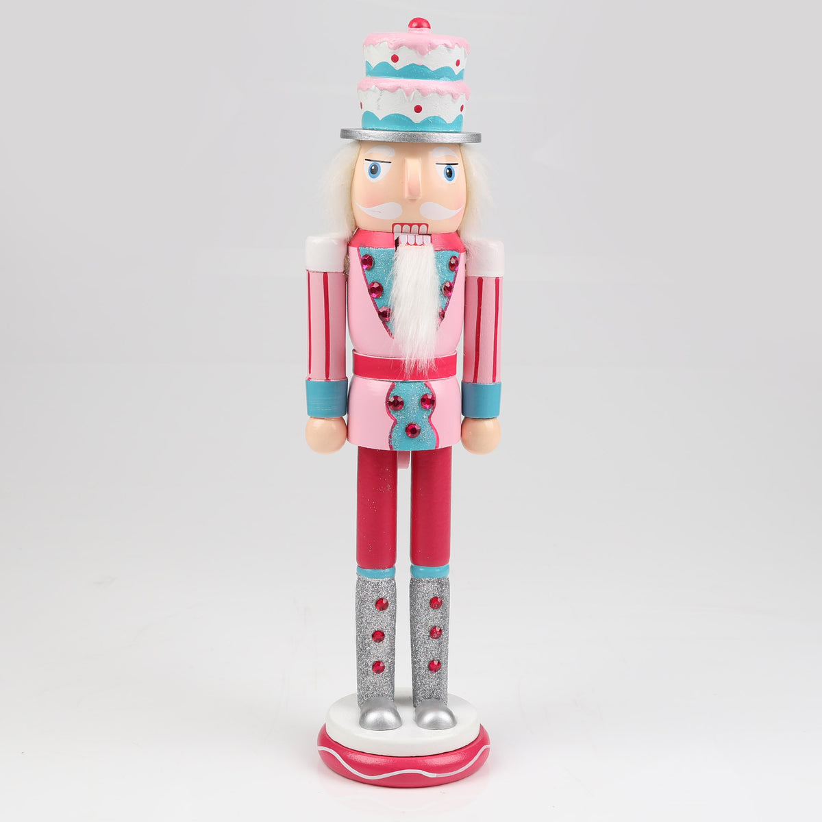 Pink Cake Hat Nutcracker 38cm