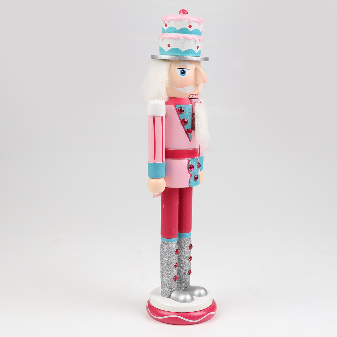Pink Cake Hat Nutcracker 38cm