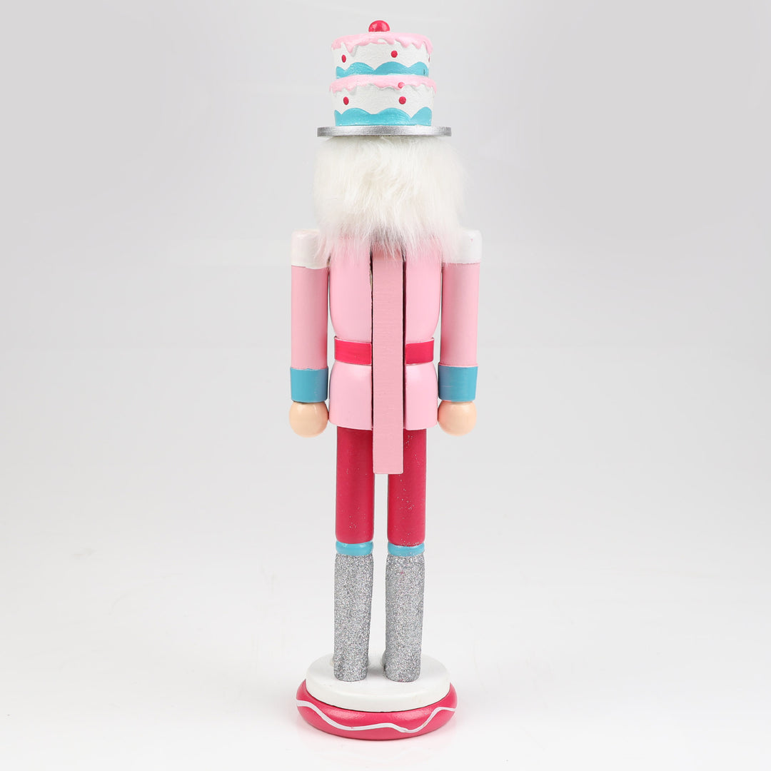 Pink Cake Hat Nutcracker 38cm