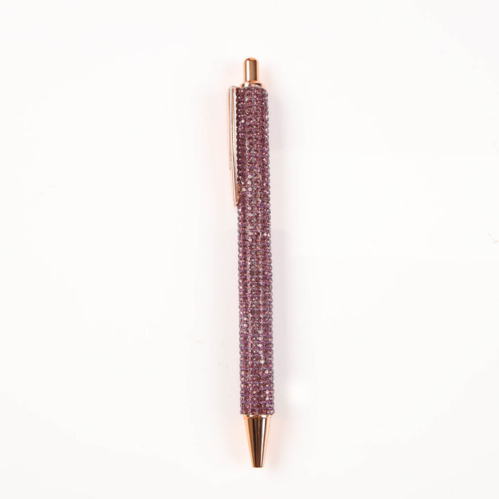 Pink Diamonte Ball Point Pen