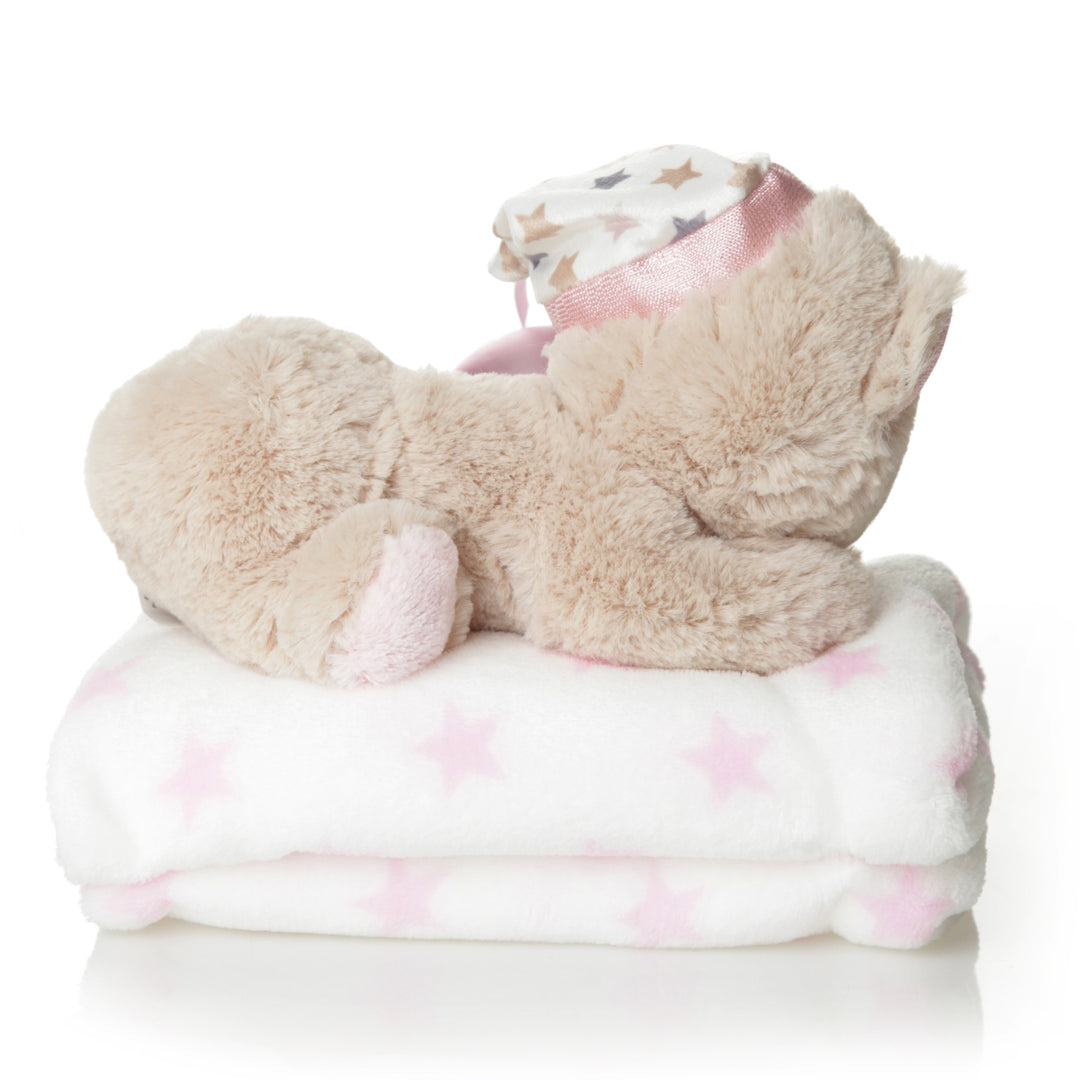 Pink Teddy with Blanket Gift Pack
