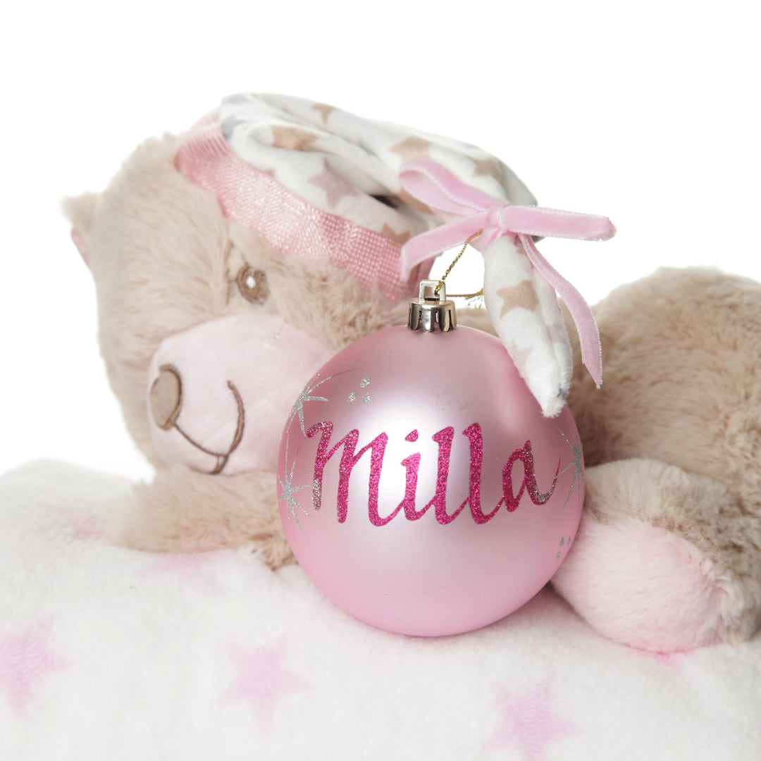 Pink Teddy with Blanket Gift Pack