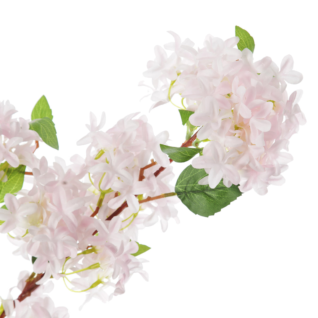 Pink Lilac Flower Spray Close Up Detail