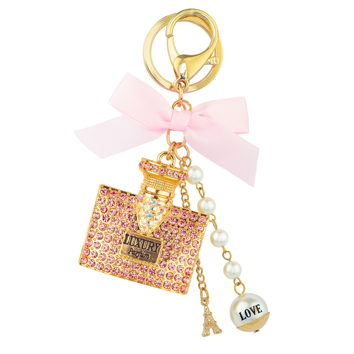 Pink Luxury Diamonte Encrusted - Luxury Keychain