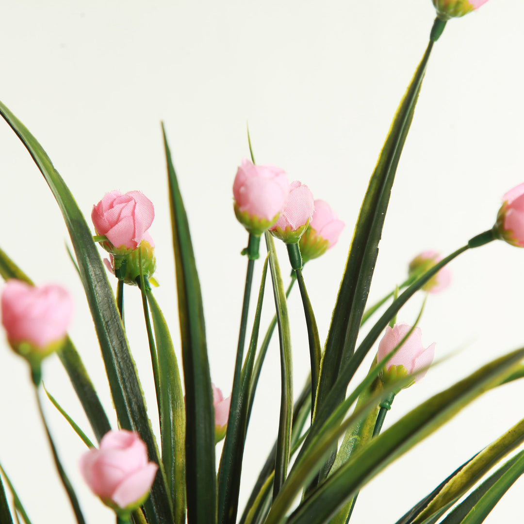 Pink Mini Bulb Flower Bunch Set of 2