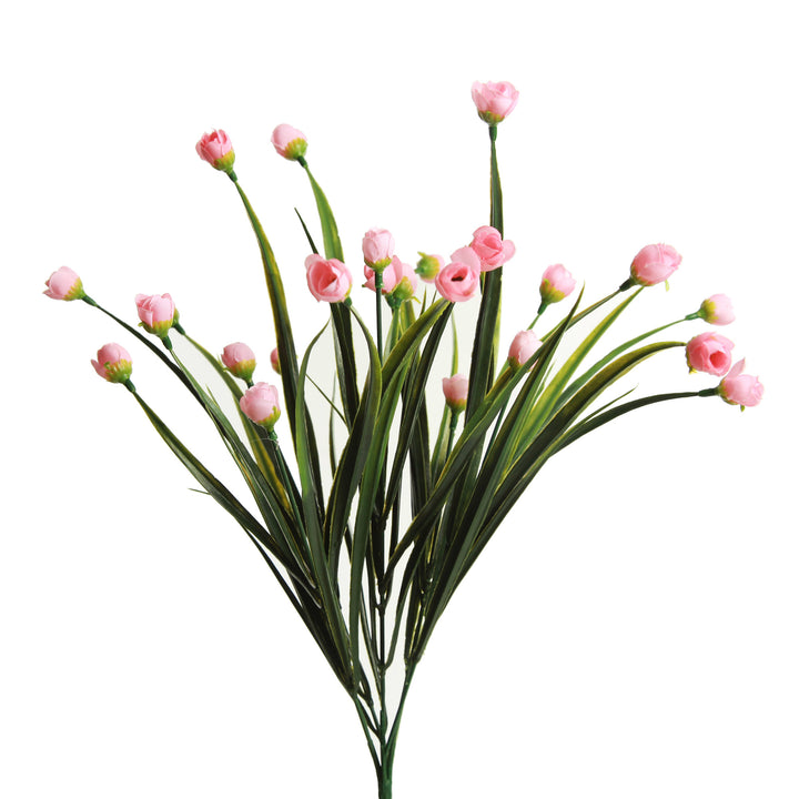 Pink Mini Bulb Flower Bunch Set of 2