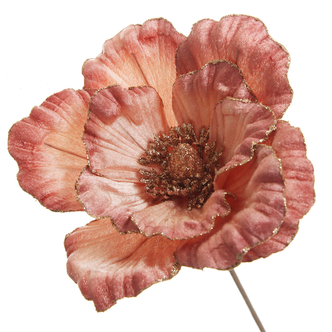 Pink Ombre Magnolia Flower Stem