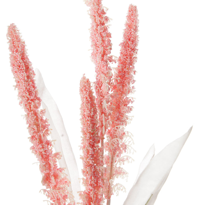 Pink Pampas Grass Spray - Detail