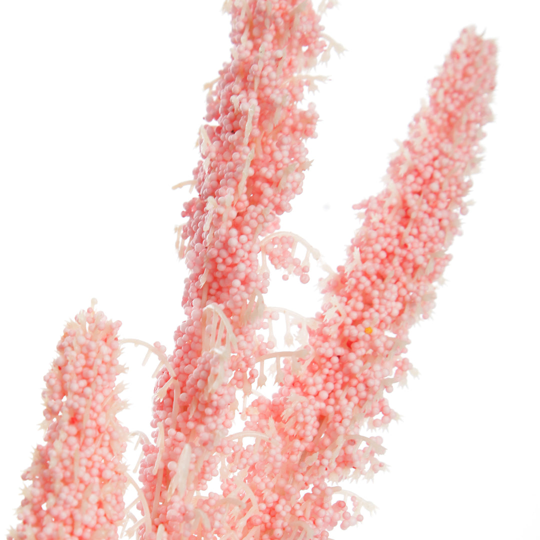 Pink Pampas Grass Spray - Close up