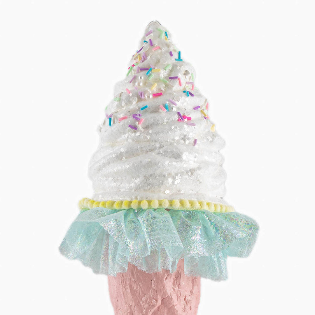 Pink Pastel Ice Cream Cone