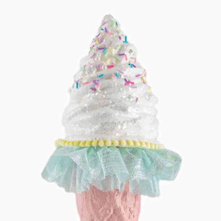 Pink Pastel Ice Cream Cone