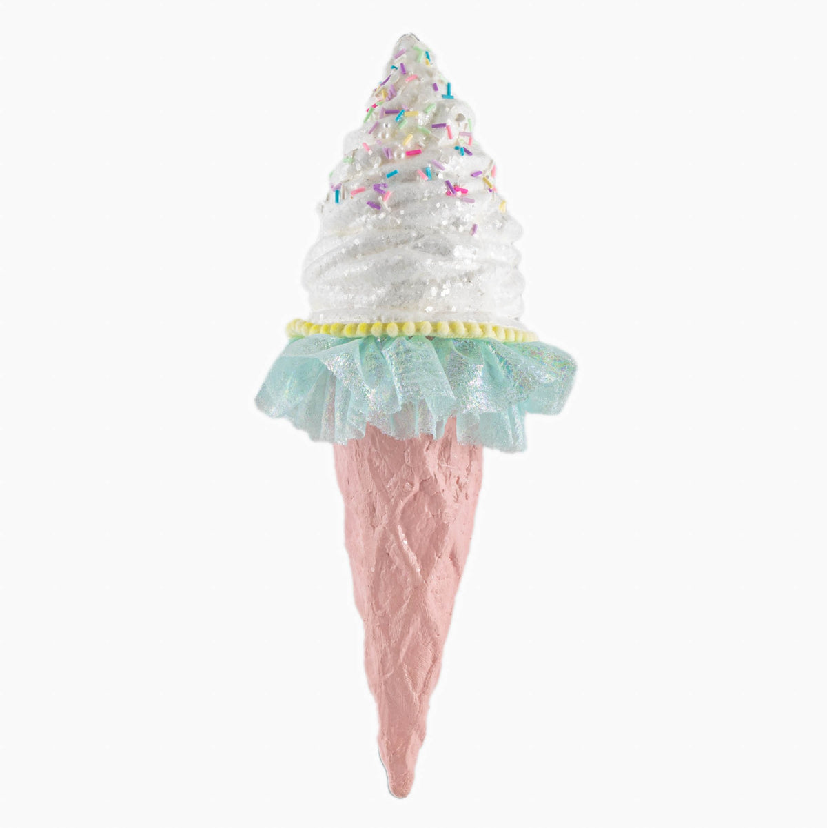Pink Pastel Ice Cream Cone