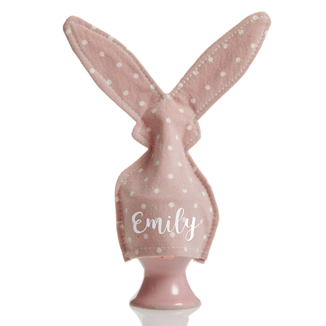 Personalised Bunny Egg Warmer Pink