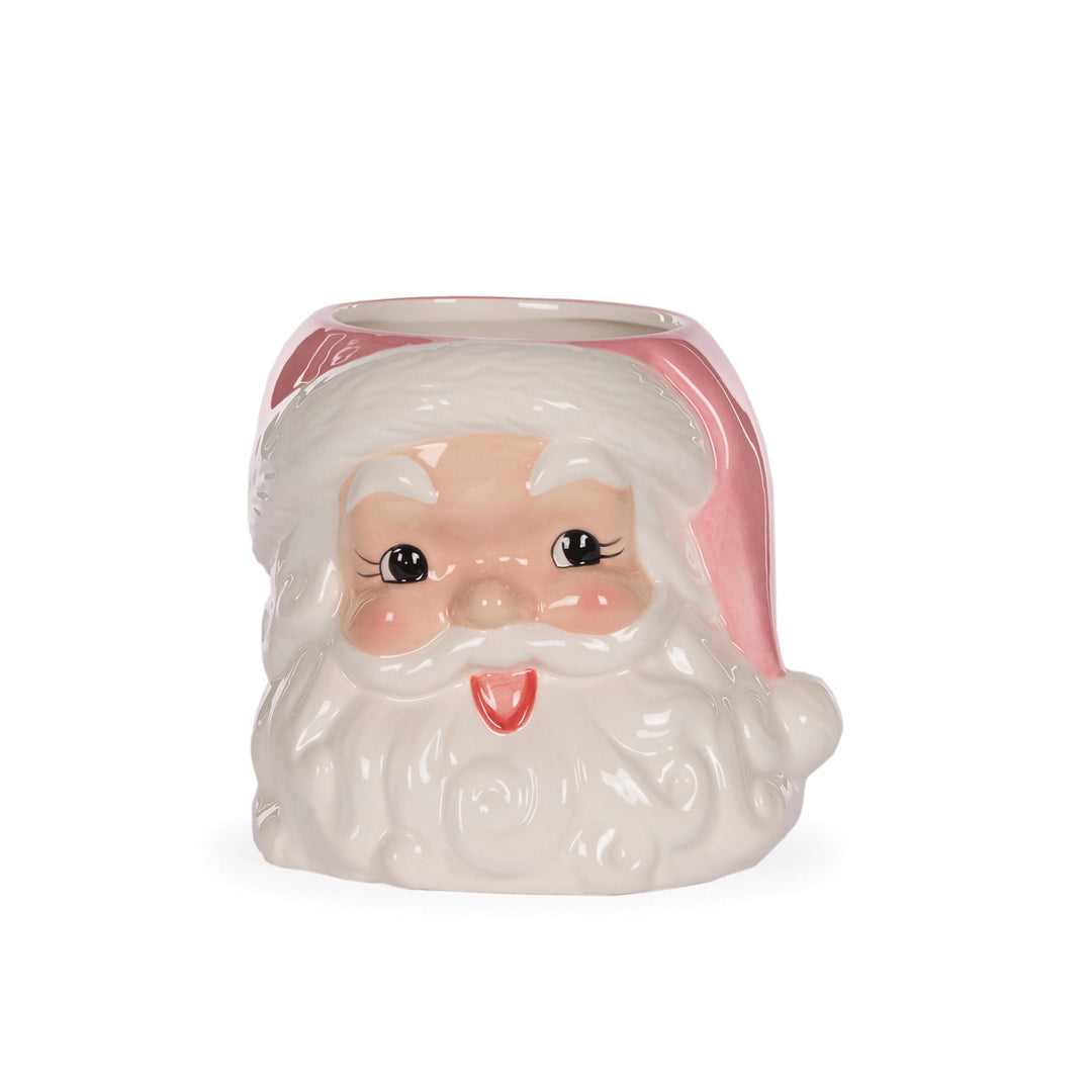 Pink Santa Ceramic Mug
