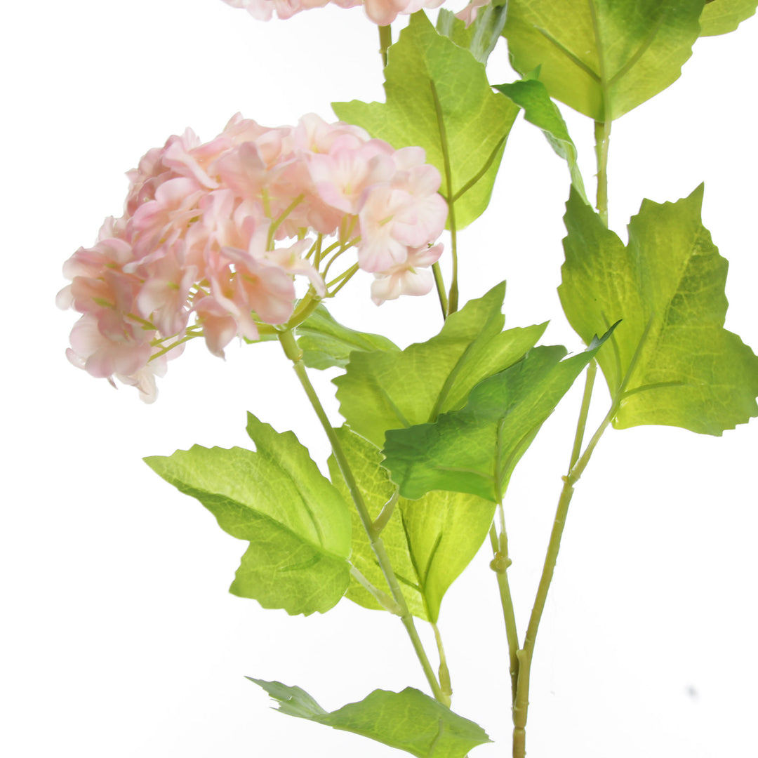 Pink Snow Ball Hydrangea Spray 