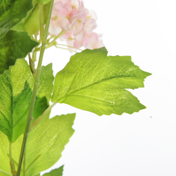 Pink Snow Ball Hydrangea Spray 
