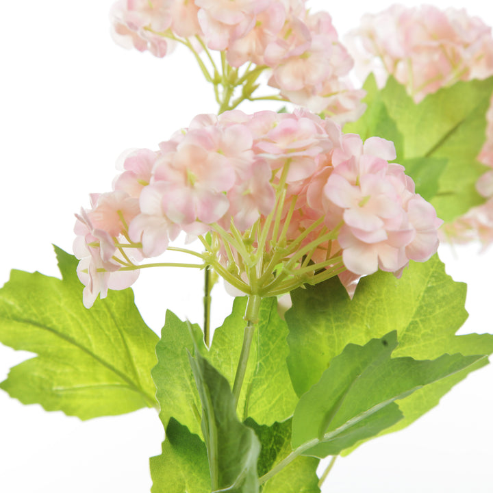 Pink Snow Ball Hydrangea Spray 