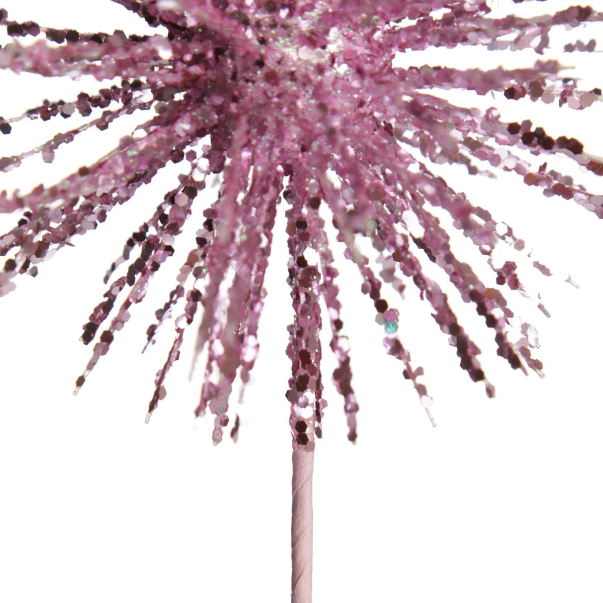 Pink Starburst Sparkle Pick - Close up