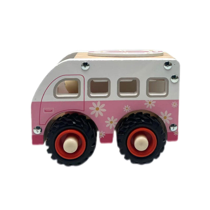 Pink Wooden Kombi Van