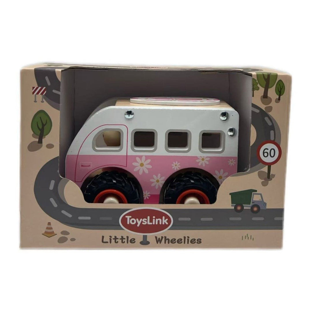 Pink Wooden Kombi Van