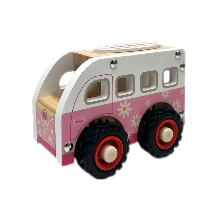 Pink Wooden Kombi Van
