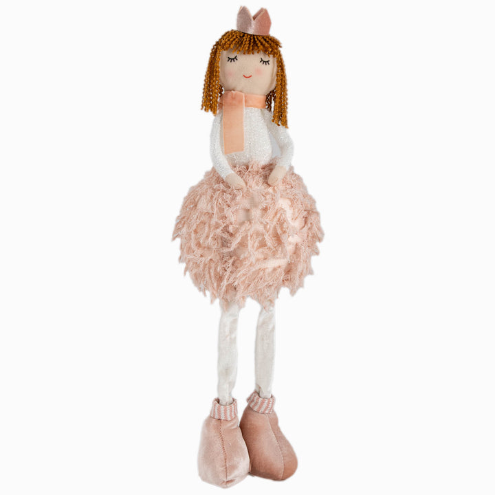 Standing Pink Angel with Crown