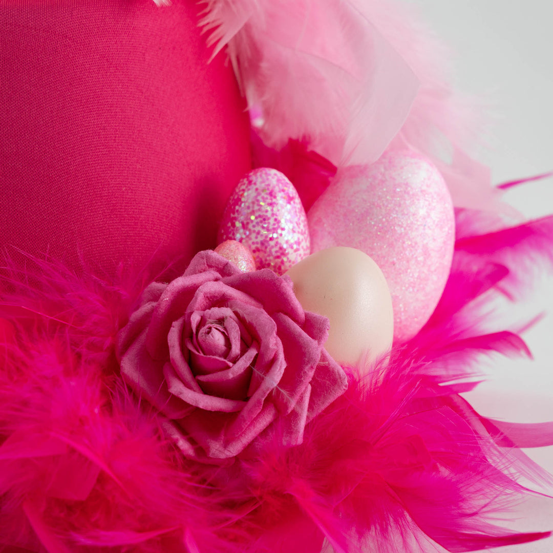 Handmade Glinda Pink Witch Easter Hat 