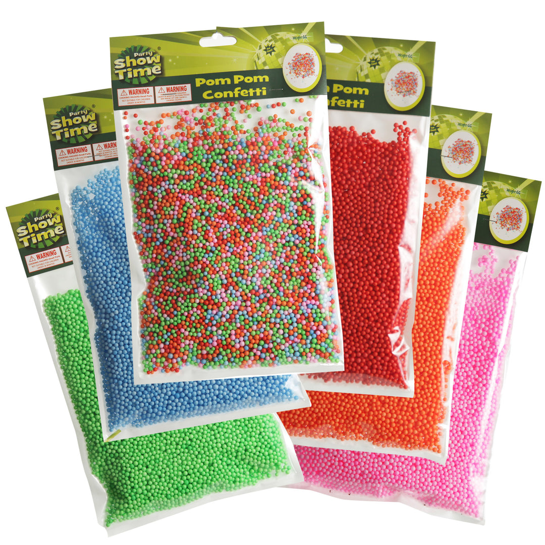 Pom Pom Foam Confetti