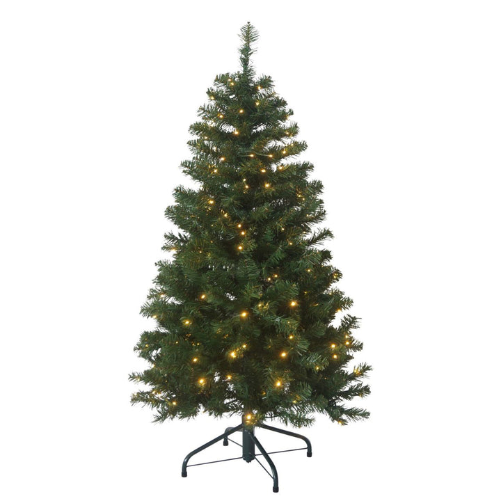 Pre-lit Pine Christmas Tree 4.5 ft (137cm)